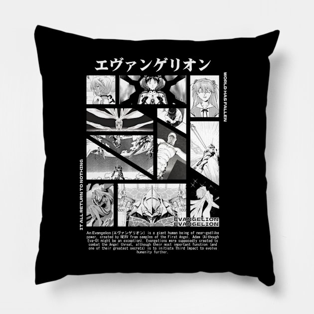 Evangelion Pillow by Sayan Graphic