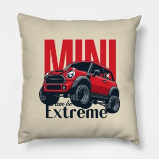 Car mini retro offroad extreme Pillow