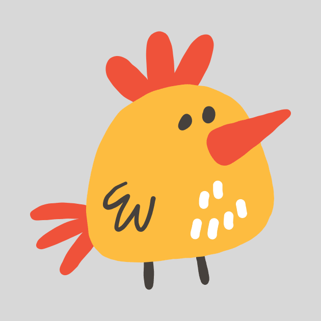 Little Yellow Chicken by JunkyDotCom