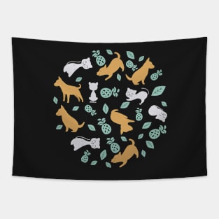 Cats and Dogs All pets around you Tapestry