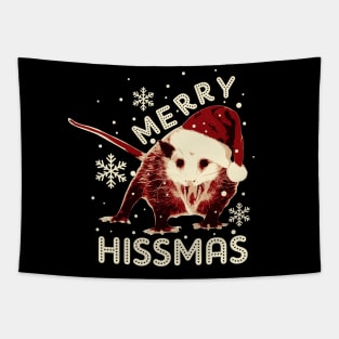 Retro Possum Christmas Tapestry