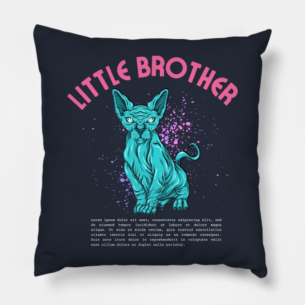 little brother Pillow by Oks Storee