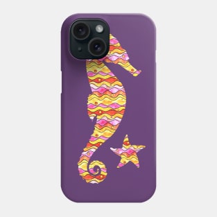 Seahorse and Starfish Phone Case