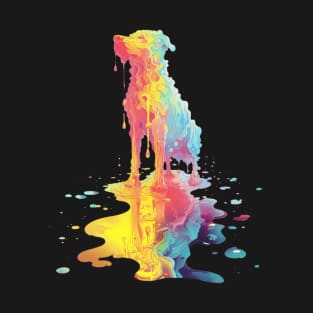 Dripping Color Hound T-Shirt