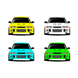 Mitsubishi Lancer Evolution V X4 Cars T-Shirt