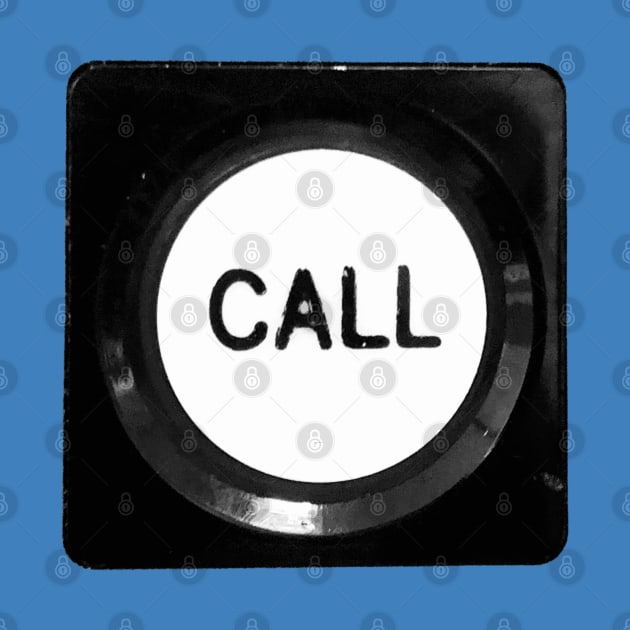 Retro Elevator Call Button, Press to Call by badlydrawnbabe