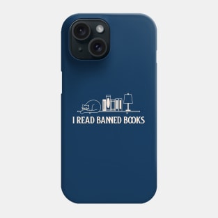 I read banned books Phone Case