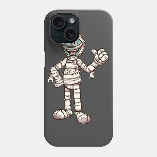 Cartoon Mummy Phone Case by TheMaskedTooner