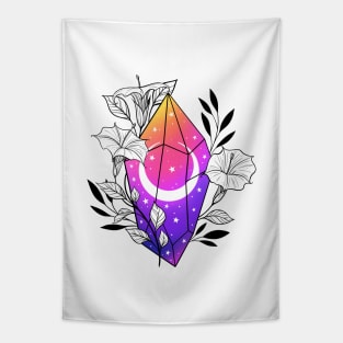 Moonflower crystal Tapestry