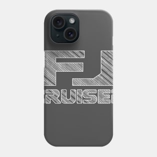 FJ Branded - White Phone Case