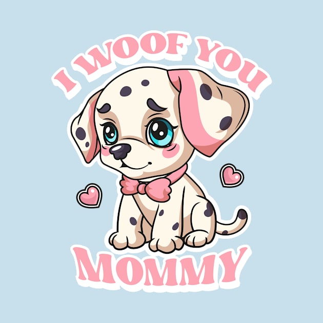 I Woof You Mommy: Adorable Puppy Love for Pet Moms by levinanas_art