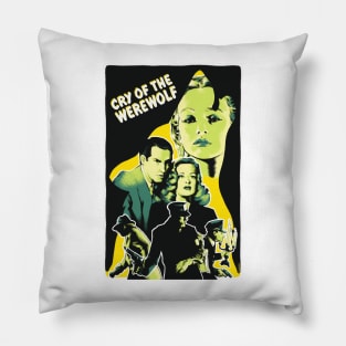 Cry of the Werewolf Movie Art Pillow