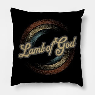 Lamb of God Circular Fade Pillow