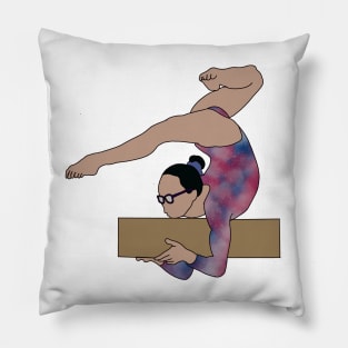 Morgan Hurd Gymnastics Drawing Pillow