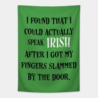 Irish Language: The Sound Of Ireland - Irish Puns Tapestry