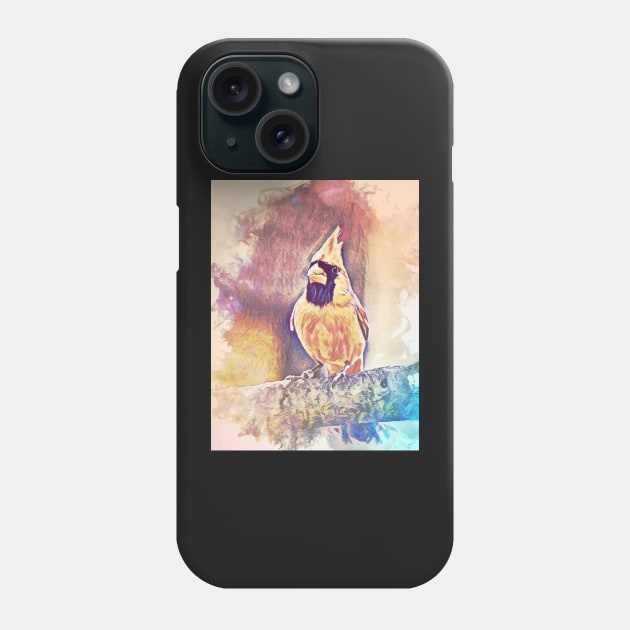 Cardinal Phone Case by Sharonzoolady