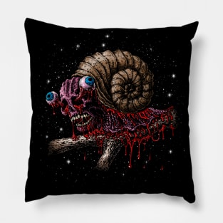 Cosmic Skull Snail Pillow