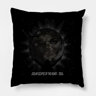 Solar Eclipse of the Heart - 2024 Pillow