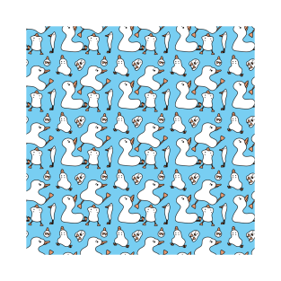 Silly goose pattern T-Shirt