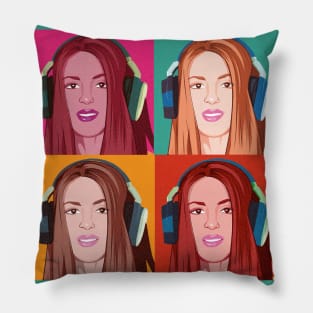 Shakira Pop Art Pillow