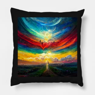 World of Rainbows - best selling Pillow