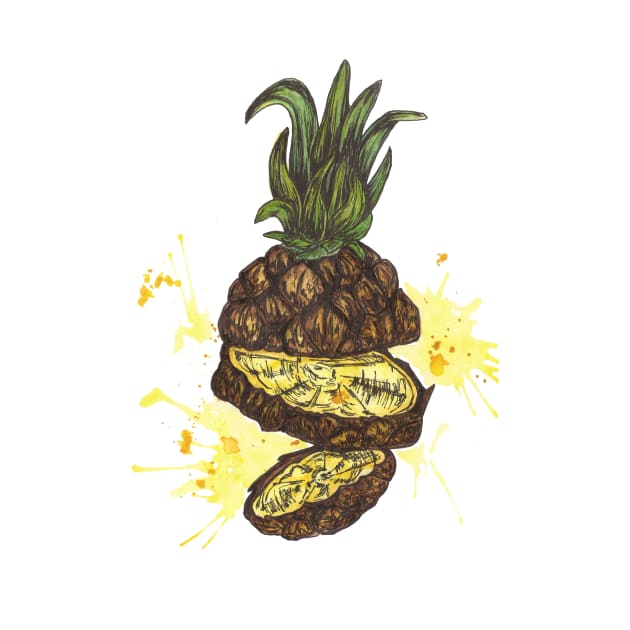 Juicy pineapple by Dan'ka Proskurina