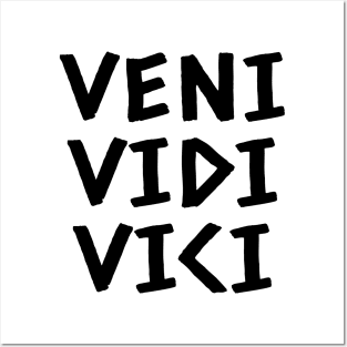 Veni Vidi Vici 'We Came We Saw We Conquered' Latin Saying Roman  Quote Inspirational White Poster for Sale by bard-art