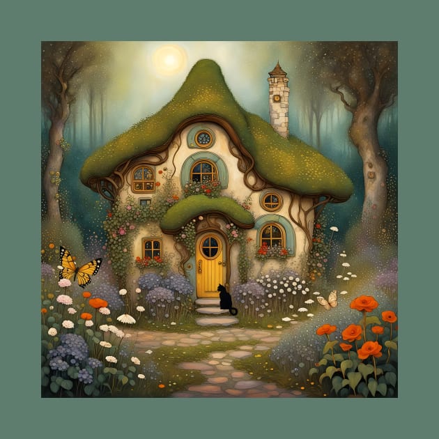Magical Fairy Cottage In Fairy Land by LittleBean