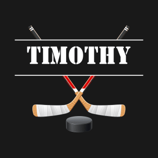 Timothy Birthday Hockey T-Shirt