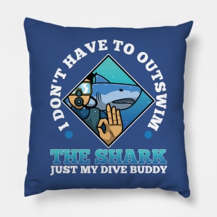 i don't have to out swim 2 Pillow