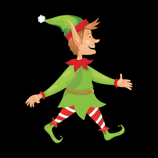 Cute Christmas Elf by SWON Design