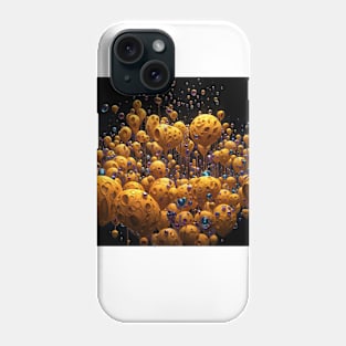 yellow spheres Phone Case