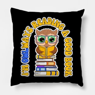 Cute Owl Reading Pillow