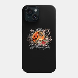 Aesthetic Pattern Washington Basketball Gifts Vintage Styles Phone Case