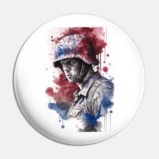 American World War Two Soldier Pin