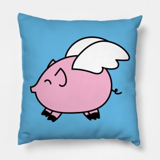 When Pigs Fly Pillow