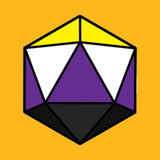 Nonbinary D20 Pride T-Shirt