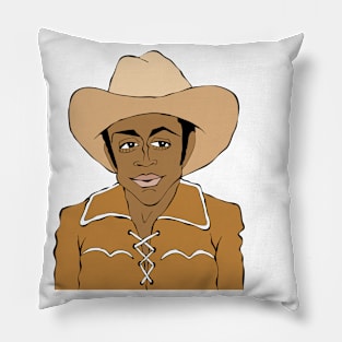 CLEAVON LITTLE BLAZING SADDLES FAN ART!! Pillow