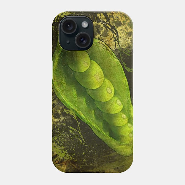 Green pea Phone Case by CatCoconut-Art