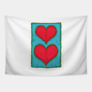 Hearts Tapestry