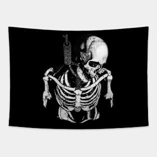 suicide skull Tapestry