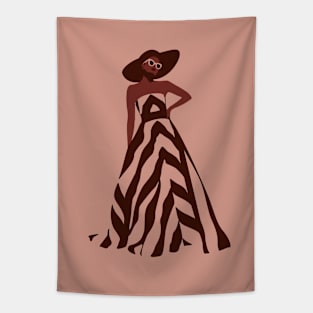 Fashion Illustration Tapestry