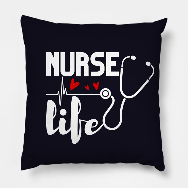 Medical  -  Nurse life Pillow by JunThara