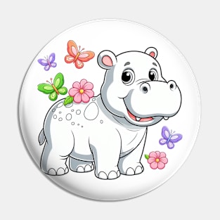 Dear Hippo Pin