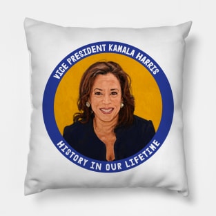 Vice President Kamala Harris, History in our Lifetime Pillow