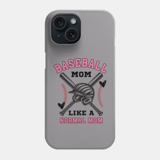 Mothers Day Shirt, Retro Baseball Mom Cool Moms Club Shirt, Funny Mom Shirt, Mom Birthday Gift, Cute Mom Gift, Rocker Mama Tee Phone Case