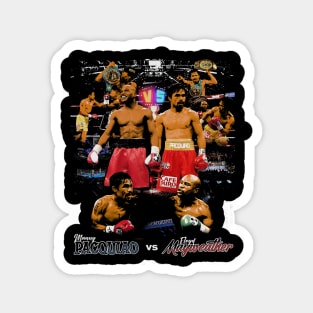 Floyd Mayweather Vs. Manny Pacquiao Retro Magnet