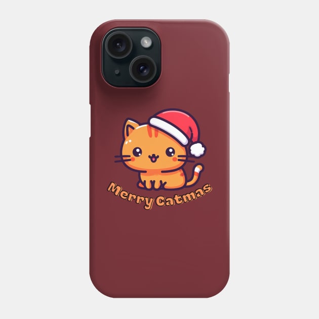 Catmas Christmas Cat Phone Case by Japanese Fever