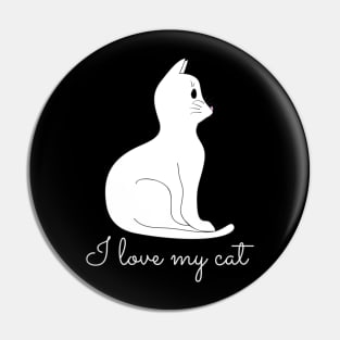 I love my cat Pin