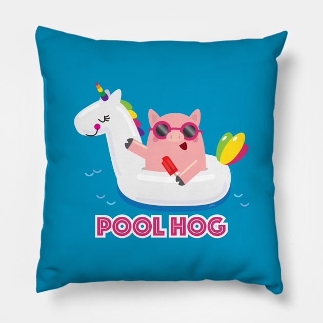 Pool Hog Pillow by CKline